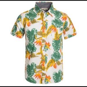 NWTlClearance Mens Tropical Button Sweat Collar